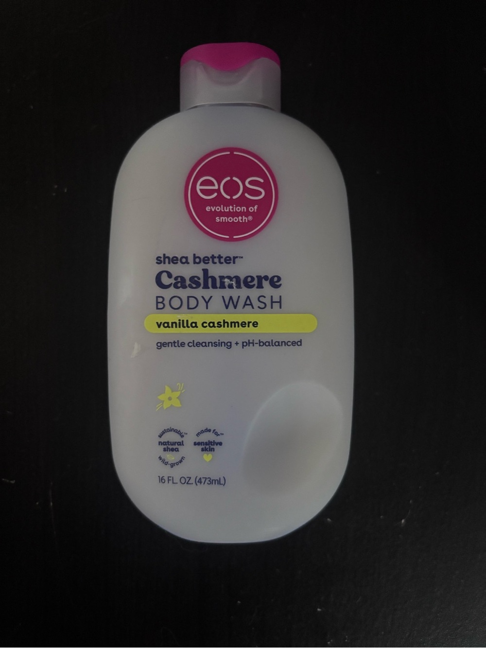 eos Cashmere Vanilla Body Wash – Pink/White